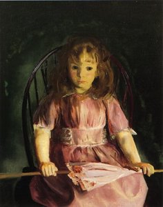 Jean In A Pink Dress — George Wesley Bellows
