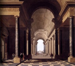 View Through An Arcade — Gerard Houckgeest