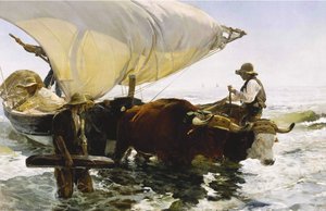 Die Rückkehr Vom Fischfang — Joaquín Sorolla Y Bastida, Impressionistische Landschaft