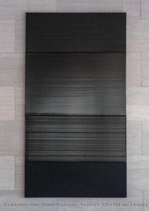 Peinture 326 X 181 Cm, 14 Mars 2009 — Pierre Soulages