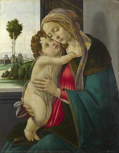 Werkstatt Von Sandro Botticelli - Die Jungfrau Und Das Kind — Sandro Botticelli