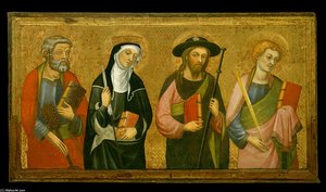 Aint Peter, Saint Claire, Saint James The Great And Saint John The Evangelist