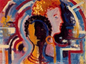 Study For Tapestry Venus Black Venus White