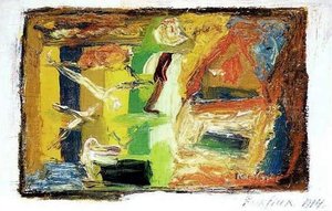 Abstract Composition — David Davidovich Burliuk