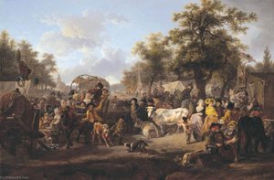 Village Fair — Jean Louis Demarne