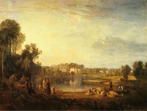 Villa De Pope, En Twickenham — Joseph Mallord William Turner, Romanticismo