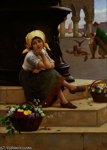 A venetian flowergirl