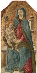 Virgin And Child Enthroned — Бартоломео Виварини