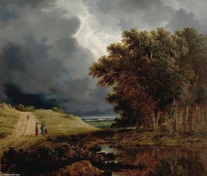 The Edge Of A Forest, Storm Coming On