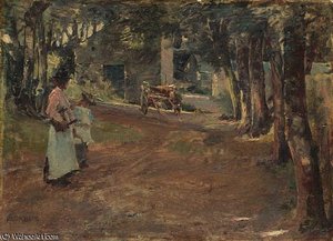 On A Country Road — Elizabeth Adela Stanhope Forbes