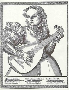 The Musicians, The Lute Player — Tobias Stimmer