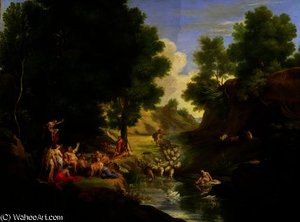 An Arcadian Landscape With Deities, C.1793 — Thomas Barker
