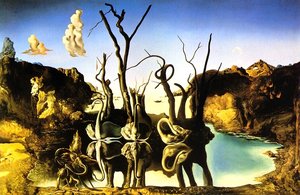 Swans Reflecting — Salvador Dalí, Surrealist Movement