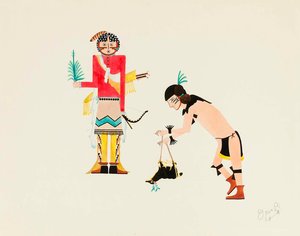 Leader, Buffalo Dance And Hunter — Oqwa Pi