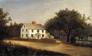Old Stevens Homestead, Castine — Fitz Henry Lane