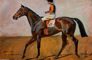 Study Of The King's Filly, 'sun Chariot', Beckhampton