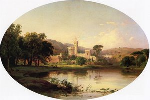 Castle By A Lake — Jasper Francis Cropsey