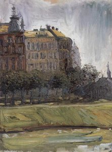 On The Danube Canal — Richard Gerstl