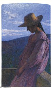 Young Girl Seated — Henri Jean Guillaume Martin