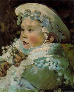Portrait Of His Son Joseph — Ignacio Pinazo Camarlench