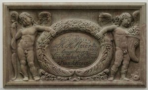 Memorial Plaque For Dr. Med. H. H. Meier Jr. — Georg Roemer