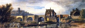 The Old Bridge At Bridgnorth, Shropshire — David Cox