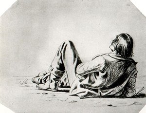 Study Of A Figure 49 — George Caleb Bingham