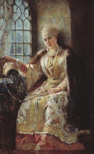 Boyar's Wife At The Window — Konstantin Yegorovich Makovsky