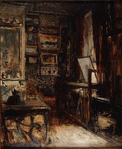 Coin d'atelier au 71 Bd de Clichy L'atelier du graveur