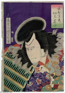 Actor Bandô — Tsukioka Yoshitoshi