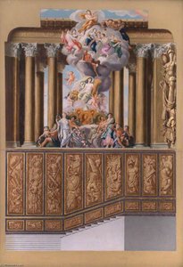The King's Grand Stairs, North Wall, Hampton Court Palace (after Antonio Verrio)