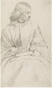 Woman Writing — Daniel Maclise