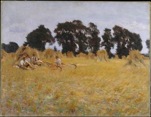 Reapers Resting In A Wheat Field — John Singer Sargent