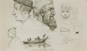 Types Of People On Lake Tiberias — Vasily Dmitrievich Polenov