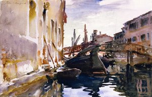 The Giudecca, Venice — John Singer Sargent, Early Modern Painting