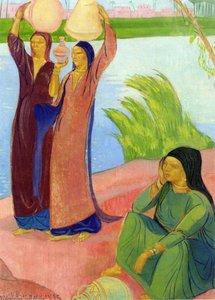 Three Women On The Banks Of A River — Émile Bernard