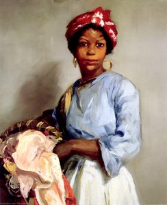 The Laundress — Robert Henri, American Realism