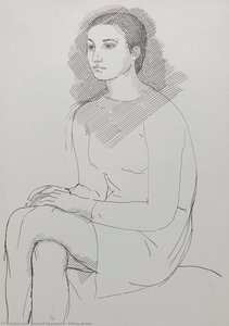 Sitting Woman — Hryhorii Havrylenko