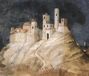 Guidoriccio Da Fogliano (detalle) — Simone Martini