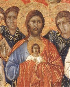 Death Of The Virgin (detail) — Duccio Di Buoninsegna, Sienese Gothic Revival