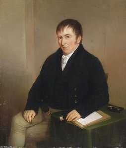 Bildnis Einess Herrn, Ol Auf Kupfer — Joseph Kreutzinger