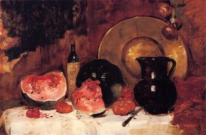 Still Life With Watermelon — Frank Duveneck