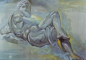 Unbetitelte Arbeit (nach „der Tag“ Von Michelangelo), 1982 — Salvador Dalí