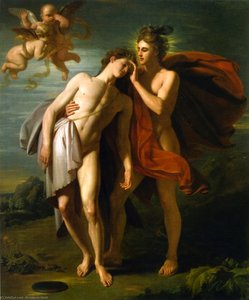 The Death Of Hyacinth — Bendžamin Vest, Neoclassical Style