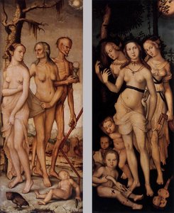 Three Ages Of Man And Three Graces — Hans Baldung