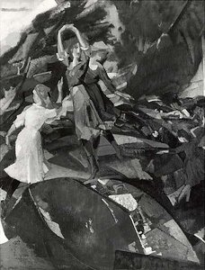 The Wind's Way, (painting) — Arthur B. Davies