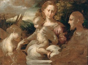 Mystic Marriage Of St Catherine — Parmigianino