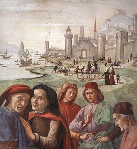 Renunciation Of Worldly Goods (detail) — Domenico Ghirlandaio