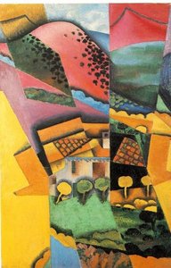 Landscape At Ceret Sunset — Juan Gris, Cubism