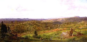 North View From Daylesford — Eugene Von Guérard